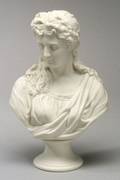 English Parian Bust of a Classical Woman