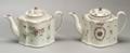 Four Newhall Porcelain Teapots and Covers