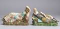 Pair of Staffordshire Pottery Figures Depicting Antony and Cleopatra