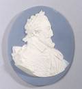 Wedgwood  Bentley Solid Blue Jasper Oval Portrait Medallion of Henry IV
