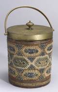 Doulton Lambeth Stoneware Biscuit Jar
