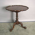 Chippendale style pie crust tea table