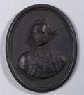 Wedgwood and Bentley Black Basalt Oval Portrait Medallion of Captain Cook