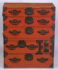 Red Lacquered Tansu