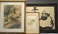 Six Paintings and Prints and One Hanging Scroll