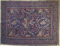 Kashan throw rug