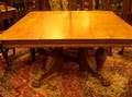 Victorian Carved Oak Dining Table