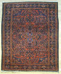 Three oriental throw rugs