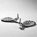 Two Durgin Peacockform Sterling Silver Dishes