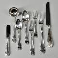 Buccellati Piedmont Pattern Silverplate Flatware Service