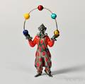 Tiffany  Co Sterling Silver and Enamel Circus Figure