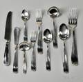 Buccellati Palm Beach Pattern Sterling Silver Flatware Service