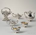 Sixpiece Gorham Sterling Silver Tea and Coffee Service