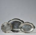 Three American Sterling Silver Trays