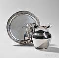 Tiffany  Co Sterling Silver Pitcher and Tray