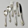 Wallace Grand Baroque Pattern Sterling Silver Flatware Service