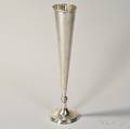 American Sterling Silver Trumpet Vase