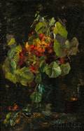 Charles HH Burleigh British 18751956 Nasturtiums
