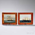Six Wedgwood Bone China Clipper Ship Plaques