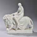 Minton Parian Figure of Una and Lion