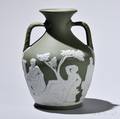 Wedgwood Green Jasper Dip Portland Vase