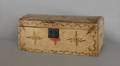 New England painted dome lid box early 19th c