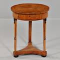 Italian Olivewood Side Table