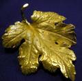 14kt Gold Leaf Brooch