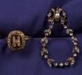 Two Antique 14kt Gold and Diamond Jewelry Items