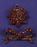 Two Antique Garnet Items
