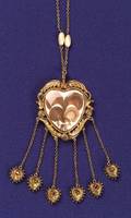 Antique 18kt Gold Acrostic Pendant