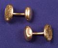 Antique 14kt Gold and Gold Quartz Cufflinks