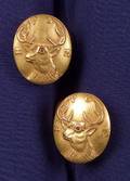 Antique 14kt Gold Cufflinks Riker Bros