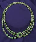 Jadeite Seed Pearl and Diamond Necklace