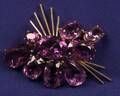 14kt Gold and Amethyst Brooch