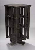 Arts  Crafts Revolving Oak Bookcase