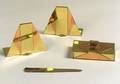 Art Deco Brass and Copper Desk Set