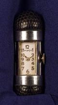 Sterling Silver and Leather Purse Watch Paul Flato