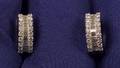 18kt White Gold and Diamond Earrings