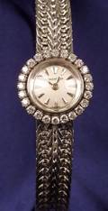 Ladys 18kt White Gold and Diamond Wristwatch Jaeger LeCoultre