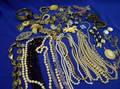 Thirteen Beaded Necklaces and Thirtyfive Pieces of Costume Jewelry