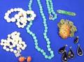 Group of Hardstone Pearl Jade and Quartz Jewelry