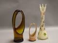 Three Italian Art Glass Vessels