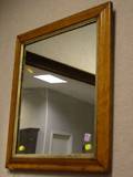 Birdseye Maple Framed Mirror