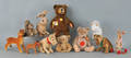 Eleven Steiff stuffed animals