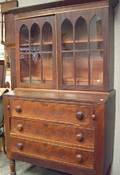 Classical Glazed Mahogany Secretary