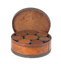 Set of bentwood spice boxes