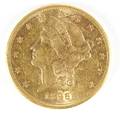 US 1896S 20 gold Liberty Head coin