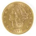US 1897S 20 gold Liberty Head coin
