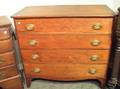 Country Federal Pine FourDrawer Chest